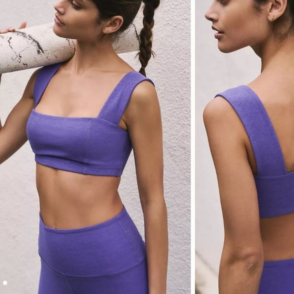Beyond Yoga Purple Sports bra